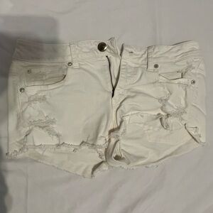American eagle white shorts